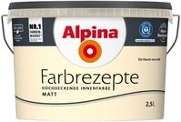 Alpina Wand- und Deckenfarbe Farbrezepte 2,5 L Ein Hauch von Gelb