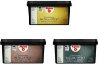 Alpina Wandfarbe Farbrezepte 1 Liter Metall-Effekt Wandfarbe, wasserverd&uuml;nnbar,
