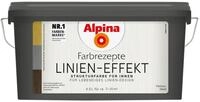 Alpina Wandfarbe Alpina Farbrezepte 4,5 L Linien-Effekt Strukturwandfarbe,