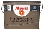 Alpina Wand- und Deckenfarbe Farbrezepte 2,5 Liter Sanfte Erde Warmes Erdbraun