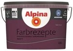 Alpina Wand- und Deckenfarbe Farbrezepte 2,5 L Tiefer Traum - Intensives Violet