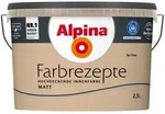Alpina Wand- und Deckenfarbe Farbrezepte 2,5 Liter Tea Time - Warmes Beige