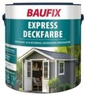 Baufix Wetterschutzfarbe Express Deckfarbe matt, 2,5 Liter f&uuml;r ca. 25 m&sup2;,