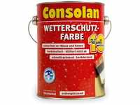 Consolan  Holzschutzlasur Consolan Wetterschutz-Farbe 2,5 L weiß