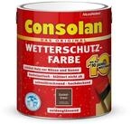 Consolan&nbsp; Wetterschutzfarbe Dunkelbraun / 01032, Wetterfest, Wasserabweisend,