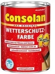 Consolan&nbsp; Wetterschutzfarbe Braun / 00974, Wetterfest, Wasserabweisend,