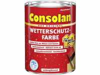 Consolan  Holzschutzlasur Consolan Wetterschutz-Farbe 2,5 L moosgrün