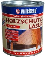Wilckens Farben Holzschutzlasur, seidengl&auml;nzend, Farblos, 750 ml