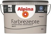 Alpina Wand- und Deckenfarbe Farbrezepte 2,5 Liter Nebelzauber Warmes Grau