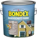 Bondex Wetterschutzfarbe BONDEX Dauerschutz Farbe Au&szlig;en Holzfarbe, Hochdeckend,