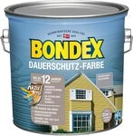 Bondex Holzschutzlasur Bondex Dauerschutz-Holzfarbe 2,5 L granitgrau