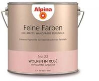 Alpina Wand- und Deckenfarbe Vertr&auml;umtes Grauros&eacute; No. 23, Matt, wasserbasiert, ohne