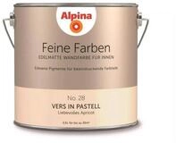 Alpina Wand- und Deckenfarbe Liebevolles Apricot No. 28, Matt, wasserbasiert, ohne