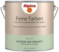 Alpina Wand- und Deckenfarbe Edelm&uuml;tiges Patinagr&uuml;n No. 10, Matt, wasserbasiert,