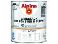 Alpina Farben Alpina Weißlack für Fenster und Türen 2 L, glänzend
