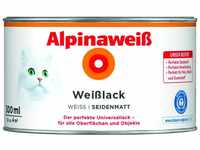Alpina Farben Weißlack alpinaweiß 300 ml, seidenmatt