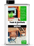 WEPOS CHEMIE GMBH Teakholz&ouml;l Teak- und Hartholz &Ouml;l 1 L Holz&ouml;l Holzpflege,