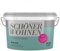SCH&Ouml;NER WOHNEN FARBE Wandfarbe SW Trend Wandfarbe matt 2,5L frozen 6522