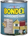 Bondex Wetterschutzfarbe Dauerschutz-Farbe 0,75 L in Schwedenrot, hochdeckende