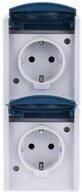 Busch-Jaeger Steckdose Busch-Jaeger Schuko-Steckdose 2f.gr/bgn senkrecht 20-02...