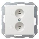 GIRA Steckdose Gira Stereo-Steckdose rws System55 040227