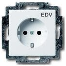 Busch-Jaeger Schuko-Stecker Busch-Jaeger Schuko-Steckdose dav/sws mit Aufdruck...