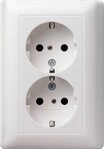 GIRA Klemmen Gira Schuko-Doppelst.ds. rws-gl 078303