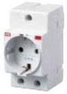 ABB Steckdose ABB Stotz S&J Schuko-Steckdose M1175