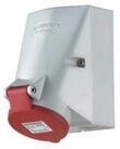 Mennekes Steckdose Mennekes Wanddose TwinCONTACT 32A, 5p, 6h, 400V, IP44 422