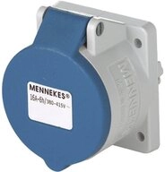 Mennekes Steckdose Mennekes Anbaudose 1668 16A, 3p, 6h, 230V IP44