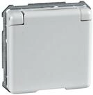 ELSO Schuko-Stecker Elso Steckdose UP20 mit Klappdeckel 205034