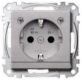merten Klemmen Merten SCHUKO-Steckdose alu MEG2304-0460