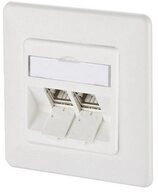 Metz Connect C6Amodul 2 Port 270&deg;M UP 130B12D21002-E Netzwerk-Adapter, Modulf&auml;hig