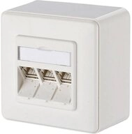 Metz Connect C6Amodul 3 Port 270&deg;M AP 130B12D30002-E Netzwerk-Adapter, Modulf&auml;hig