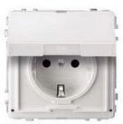 merten Steckdose Merten SCHUKO-Steckdose pws Klappdeckel MEG2310-7219