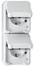 merten Klemmen Merten SCHUKO-Doppel-Steckdose MEG2328-8019
