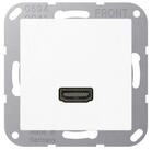 JUNG Schieber Jung Multimedia-Anschluss aws HDMI m.Tragring MA A 1112 WW