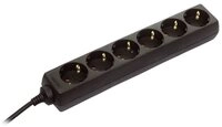 as - Schwabe Steckdosenleiste- Mehrfach, 230V, 16A, IP20 Steckdosenleiste 6-fach