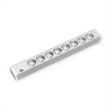 Bachmann 19'' PVC 8x Schutzkontakt-Steckdosenleiste Steckdosenleiste (Kabell&auml;nge 2