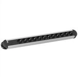 Bachmann PRIMO Steckdosenleiste 12x Schutzkontakt, Aluminium Steckdosenleiste