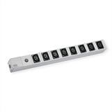 Bachmann 19" Steckdosenleiste, 8x C13 Buchse, 1xC14 Stecker Steckdosenleiste