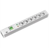 Bachmann 19" PDU PVC 6xCEE7/3 Schalter Steckdosenleiste (Kabell&auml;nge 2 m), 333.605