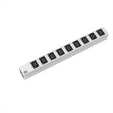 Bachmann 19" Steckdosenleiste mit 9x C13 Buchsen Steckdosenleiste (Kabell&auml;nge 2 m),