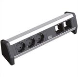 Bachmann DESK 3x Schutzkontakt 2x ABD GST18 Einbau-Tischsteckdosenleiste (Kabell&auml;nge