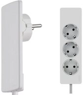 Evoline 3fach Steckdosenleiste mit Flachstecker 151000156300 Steckdosenleiste
