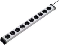 Ehmann Ehmann 0200x00102301 Steckdosenleiste 10fach Grau Schutzkontakt 1 St.