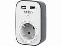 Belkin Steckdose Überspannungsschutz Zwischenstecker 2x USB