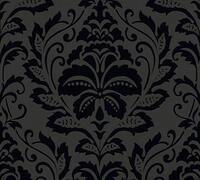 living walls Vliestapete Black & White, strukturiert, Barock, gemustert,...