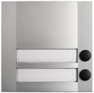 GROTHE Schalter Grothe Klingeltaster 2fach 90x90x18,5mm, sil/sw DOMOLUX DUO...