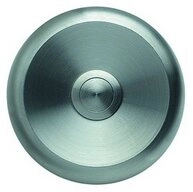 GROTHE T&uuml;rklingelknopf, Klingeltaster rostfreier Stahl edelstahl Aufputz rund...